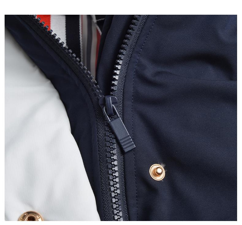 Unisex long hooded jacket