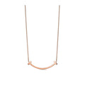 Tiffany Style Smile Cubic Zirconia Necklace